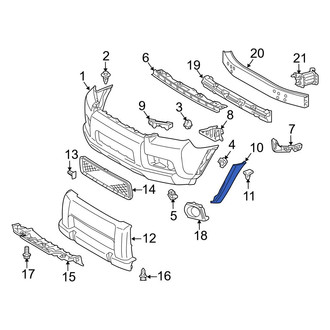 Toyota OE - Front Left Bumper Trim