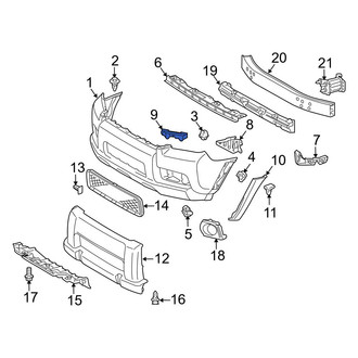 Toyota OE - Front Right Outer Bumper Cover Bracket