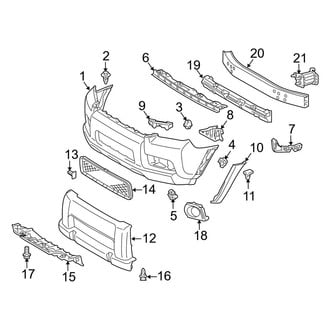 Toyota OE - Front Bumper - Bumper & Components (Trail)