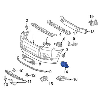 Toyota OE - Front Left Fog Light Trim