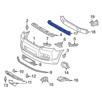 Toyota OE - Front Bumper Impact Absorber
