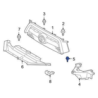 Toyota OE - Grille Bolt