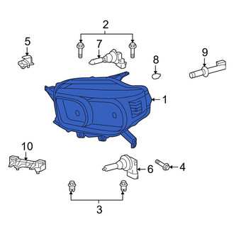Toyota OE - Front Right Headlight