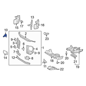 Toyota OE - Right Fender Bracket