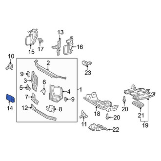 Toyota OE - Radiator Air Seal