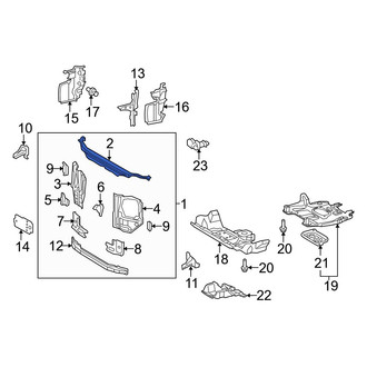 Toyota OE - Front Radiator Support Tie Bar