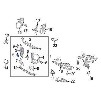 Toyota OE - Right Upper Radiator Support Panel Reinforcement
