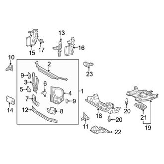 Toyota OE - Radiator Support