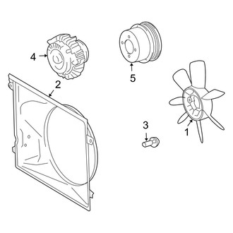 Toyota OE - Cooling Fan (2.7L)
