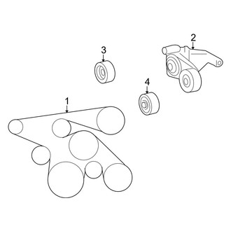 Toyota OE - Cooling - Belts & Pulleys (2.7L)
