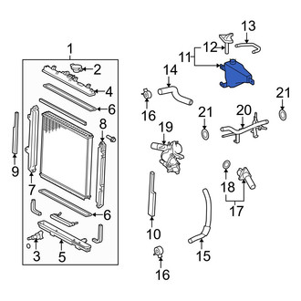 Toyota OE - Engine Coolant Reservoir