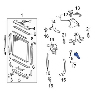 Toyota OE - Lower Engine Coolant Thermostat Housing