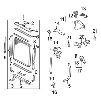 Toyota OE - Engine Coolant Thermostat Housing Gasket