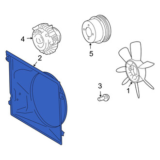 Toyota OE - Engine Cooling Fan Shroud