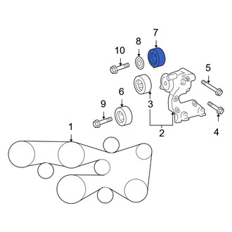 Toyota OE - Accessory Drive Belt Idler Pulley