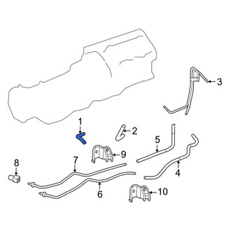 Toyota OE - Automatic Transmission Oil Cooler Hose