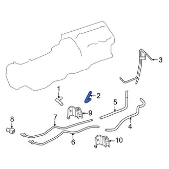 Toyota OE - Automatic Transmission Oil Cooler Hose