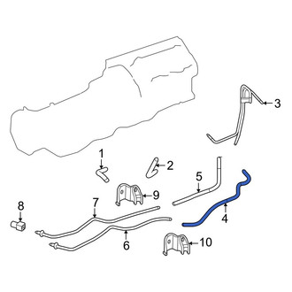 Toyota OE - Automatic Transmission Oil Cooler Hose