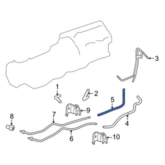 Toyota OE - Automatic Transmission Oil Cooler Hose