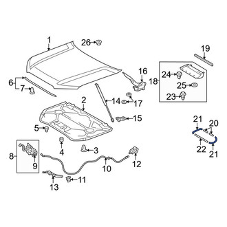 Toyota OE - Hood Scoop Seal
