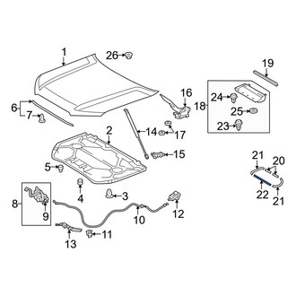 Toyota OE - Hood Scoop Seal