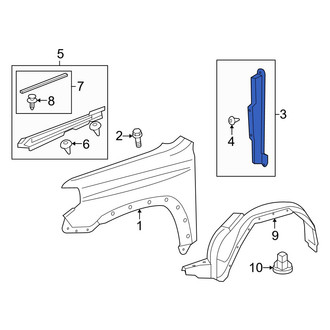 Toyota OE - Front Left Fender Protection Film