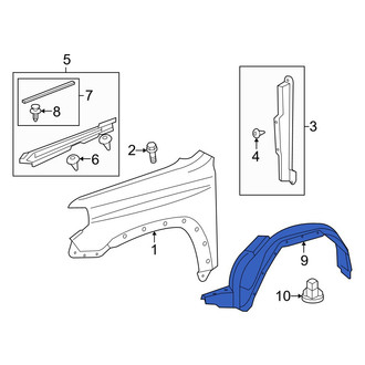 Toyota OE - Front Left Fender Splash Shield