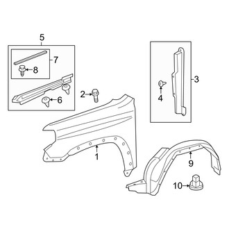 Toyota OE - Fender & Components