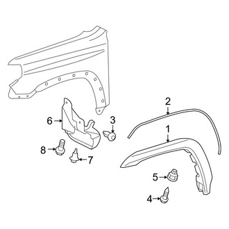 Toyota OE - Fender - Exterior Trim