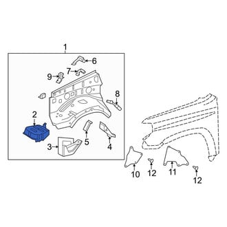 Toyota OE - Front Left Fender Apron Bracket
