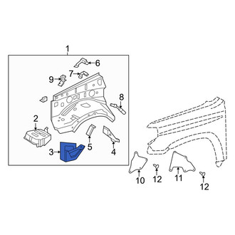Toyota OE - Right Fender Apron Reinforcement
