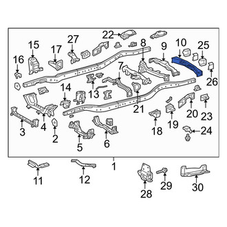 Toyota OE - Rear Frame Crossmember