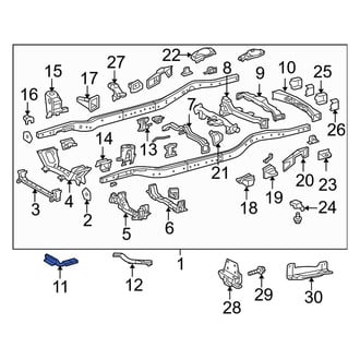 Toyota OE - Front Chassis Frame Reinforcement