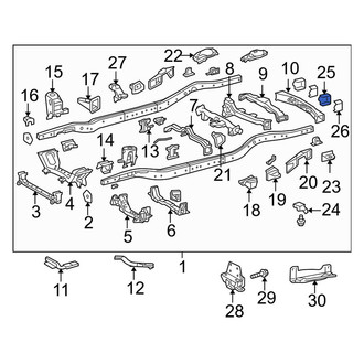Toyota OE - Left Frame Stiffener