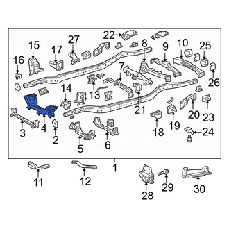 Toyota OE - Front Suspension Subframe Crossmember