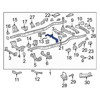 Toyota OE - Frame Crossmember