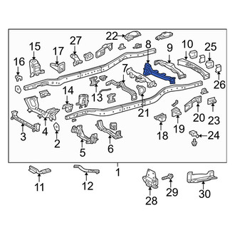 Toyota OE - Frame Crossmember