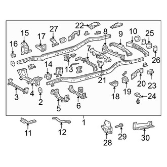Toyota OE - Frame & Components (Frame)