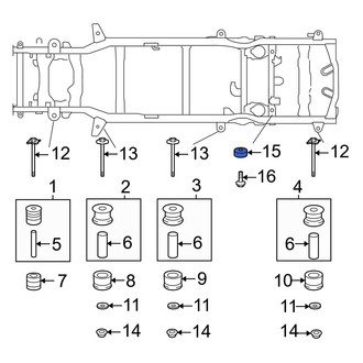 Toyota OE - Lower Body Mount Cushion