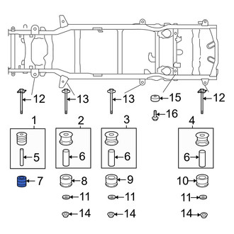 Toyota OE - Lower Body Mount Cushion