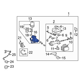 Toyota OE - Power Brake Booster