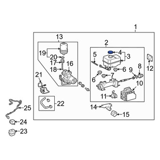 Toyota OE - Brake Master Cylinder Reservoir Cap
