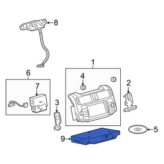 Toyota OE - GPS Navigation Control Module