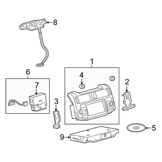 Toyota OE - Electrical - Navigation System Components