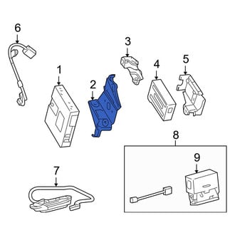 Toyota OE - Lower Mobile Phone Control Module Bracket