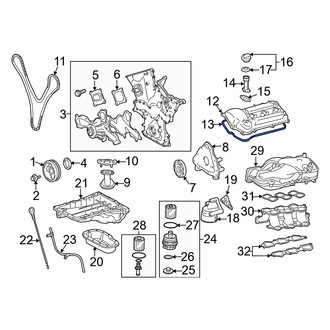 Toyota OE - Left Engine Valve Cover Gasket