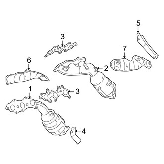 Toyota OE - Exhaust System - Manifold