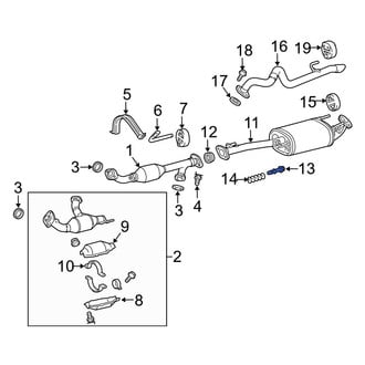 Toyota OE - Exhaust Bolt