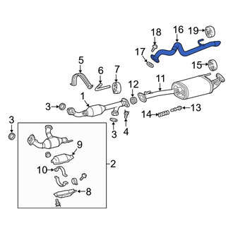 Toyota OE - Exhaust Tail Pipe