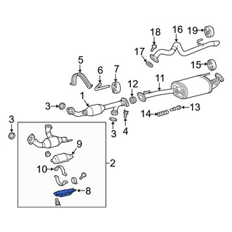 Toyota OE - Lower Catalytic Converter Heat Shield